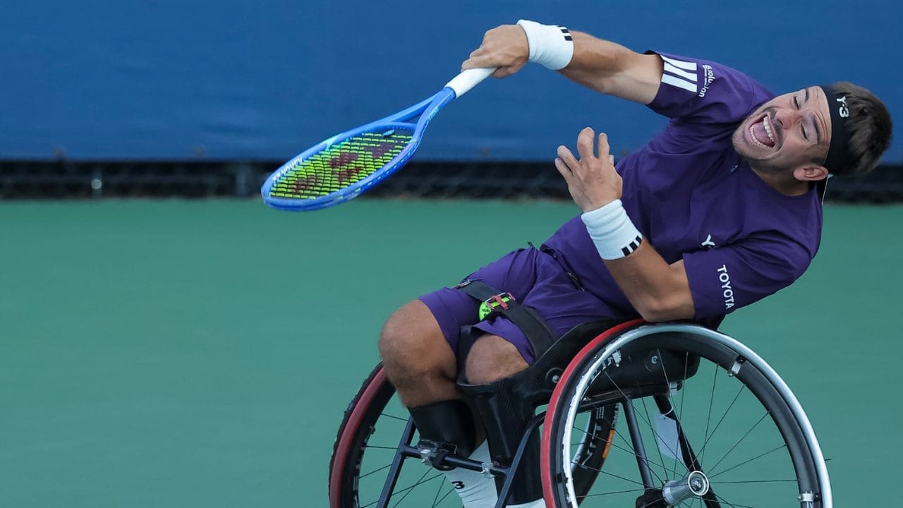 Martín de la Puente, jugador español de tenis en silla de ruedas