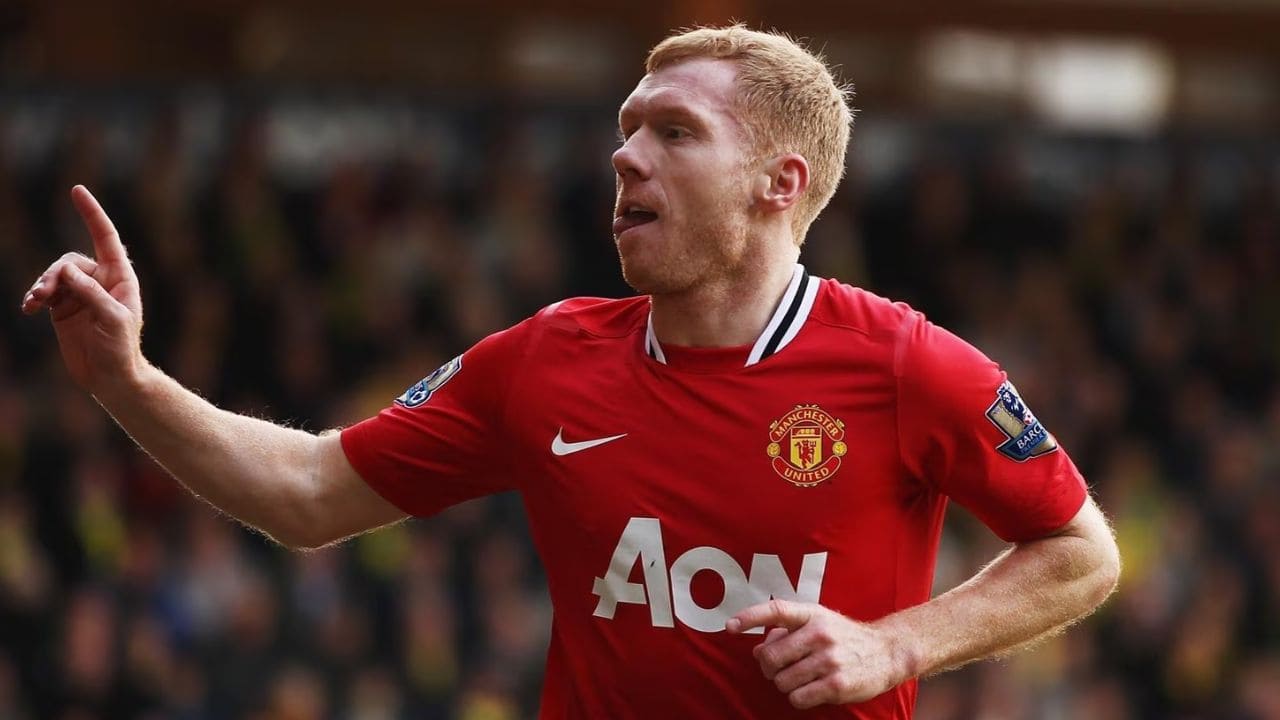 Paul Scholes en su etapa como futbolista