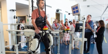 Paciente con lesión medular en el Hospital Nacional de Parapléjicos