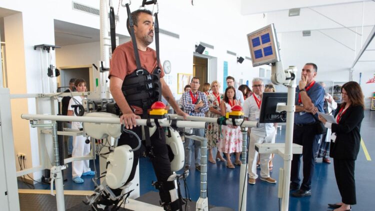 Paciente con lesión medular en el Hospital Nacional de Parapléjicos