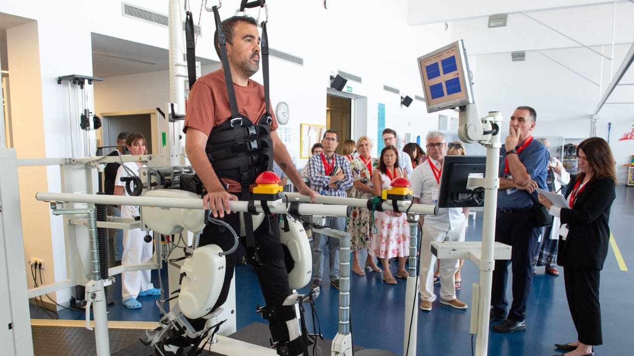Paciente con lesión medular en el Hospital Nacional de Parapléjicos