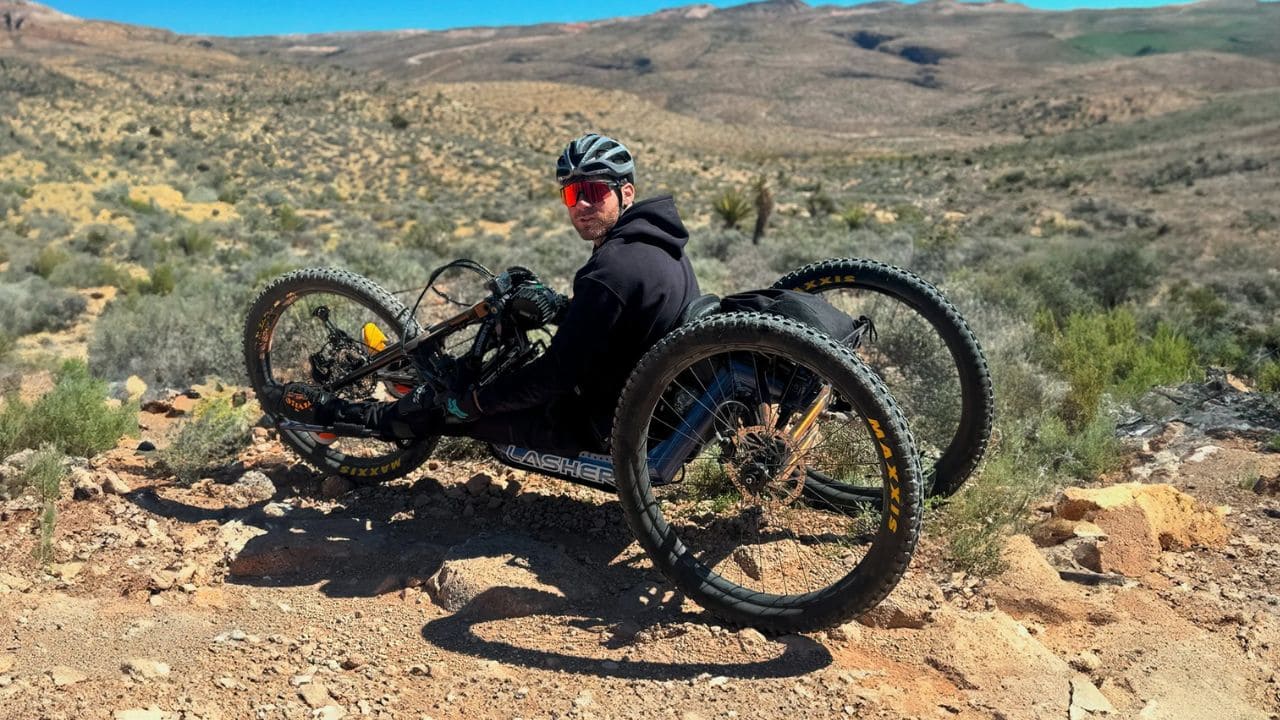 Rubén Nova, deportista con discapacidad