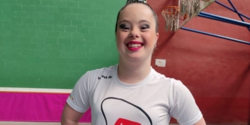 Sara Marín, gimnasta con síndrome de Down
