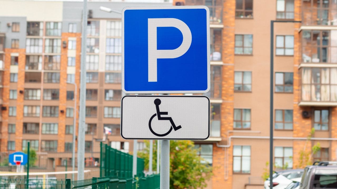 Señal de aparcamiento PMR
