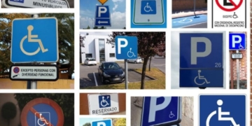 Problemática de la señalización de las plazas PMR