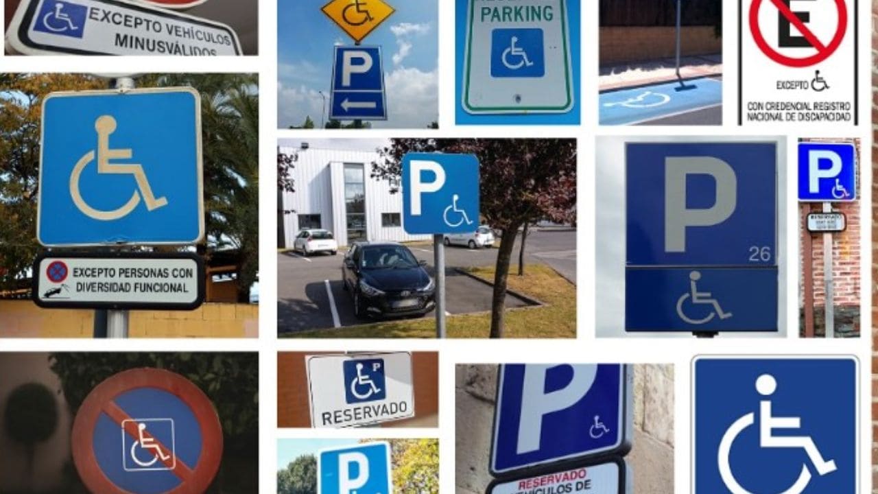 Problemática de la señalización de las plazas PMR