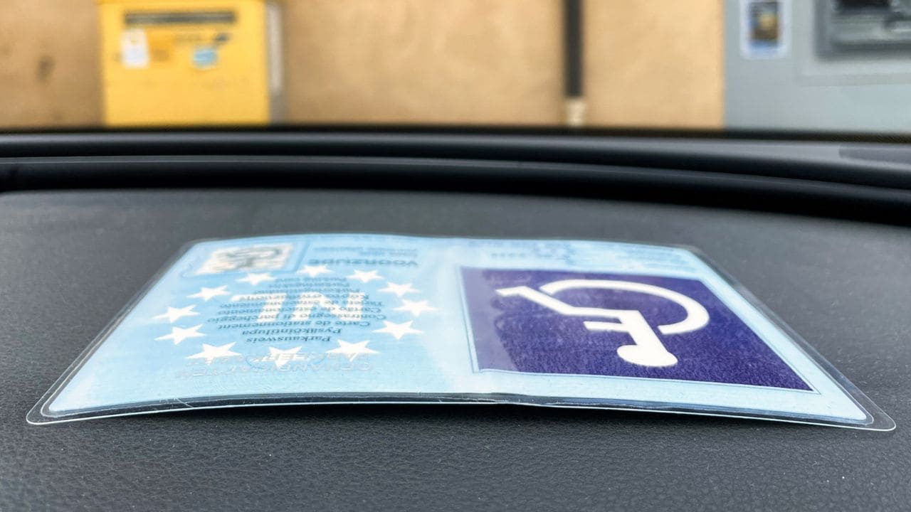 Tarjeta de aparcamiento PMR