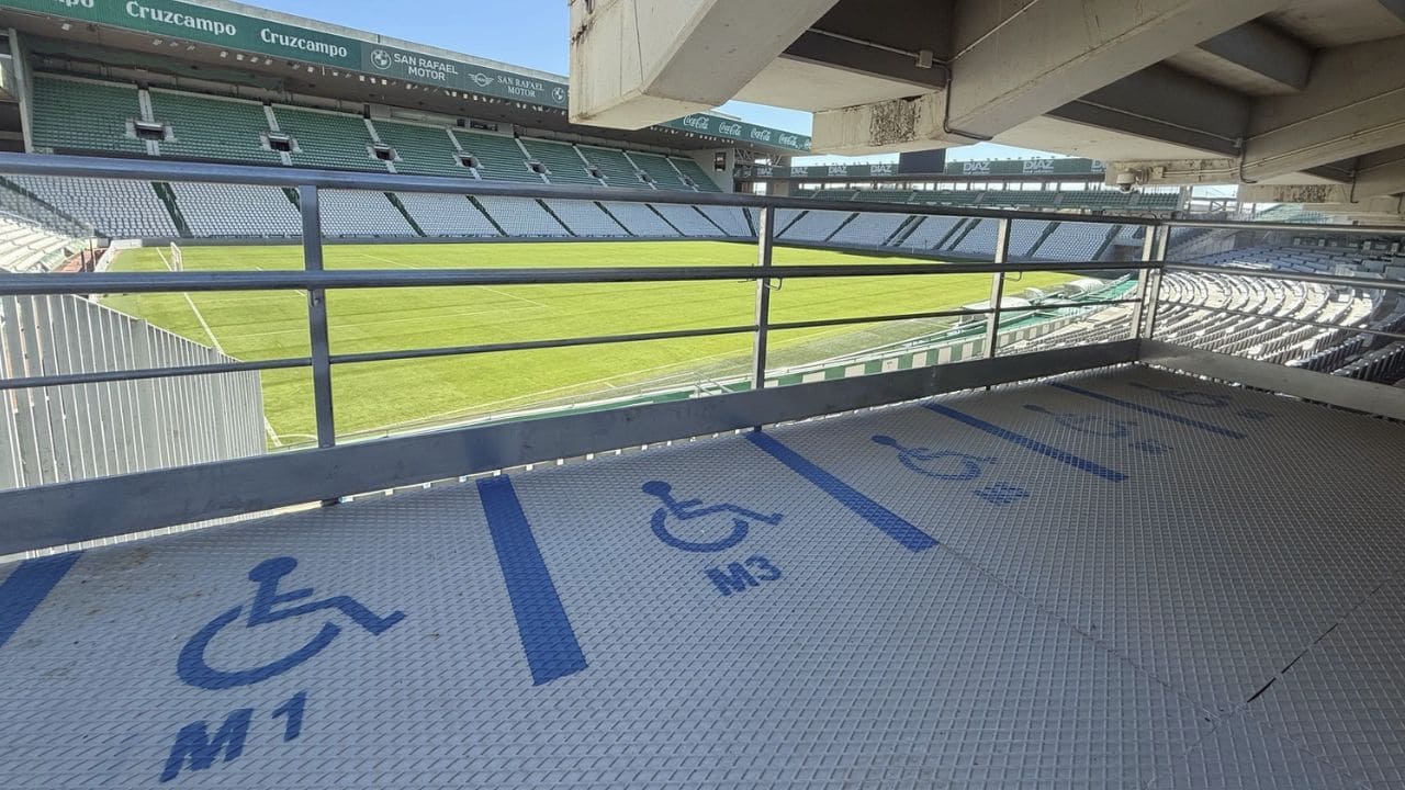 El proyecto de accesibilidad del estadio del Córdoba CF, reconocido a nivel internacional