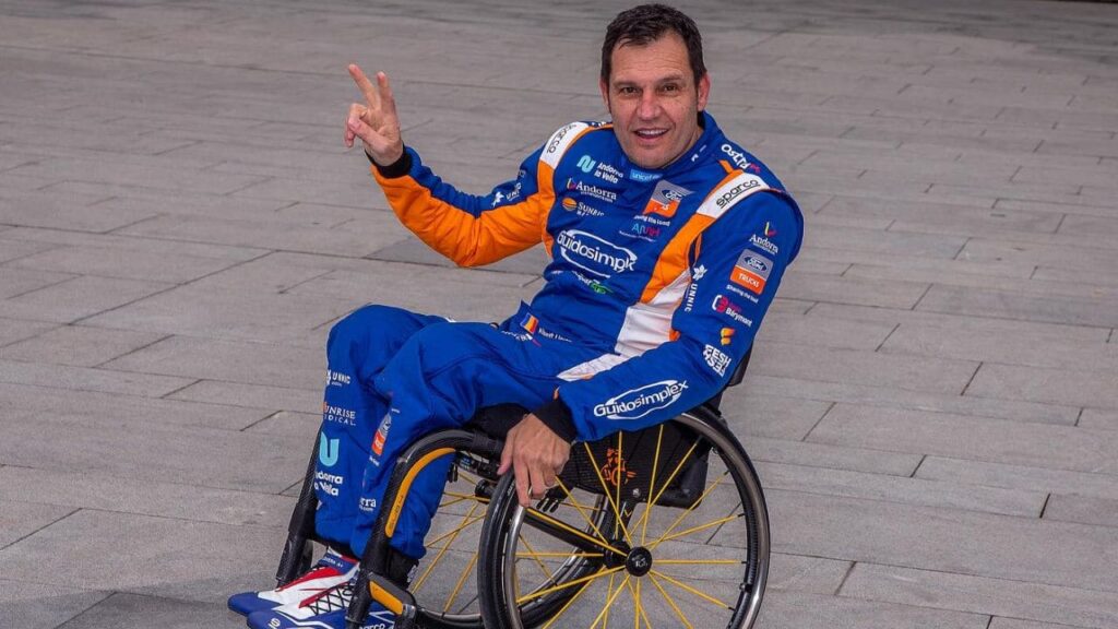 Albert Llovera, piloto de automovilismo con discapacidad: «Mi fuerza de voluntad me hace llegar a la meta»