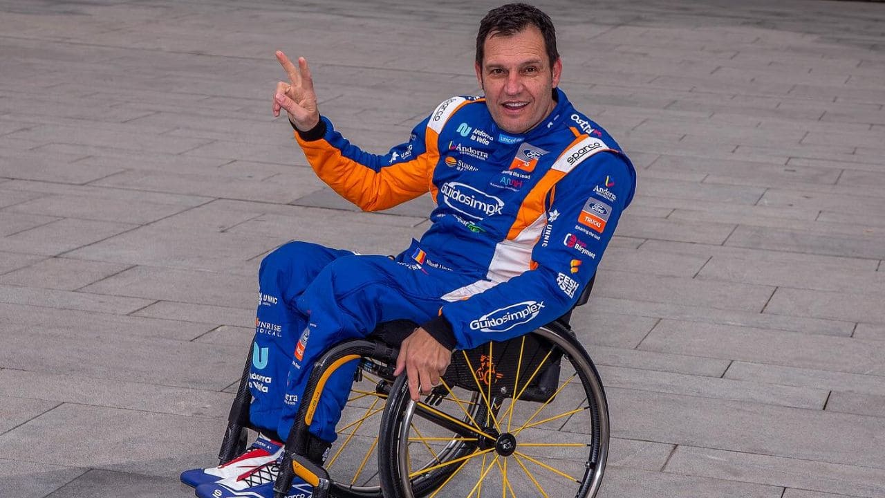 Albert Llovera, piloto de automovilismo con discapacidad: «Mi fuerza de voluntad me hace llegar a la meta»