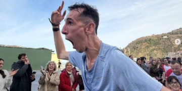 Álex Roca en la Behobia-San Sebastián