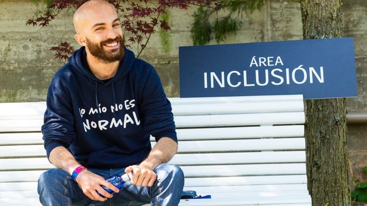 David Rodríguez, deportista con parálisis cerebral y divulgador de la discapacidad: "Lo mío no es normal pero lo tuyo tampoco"