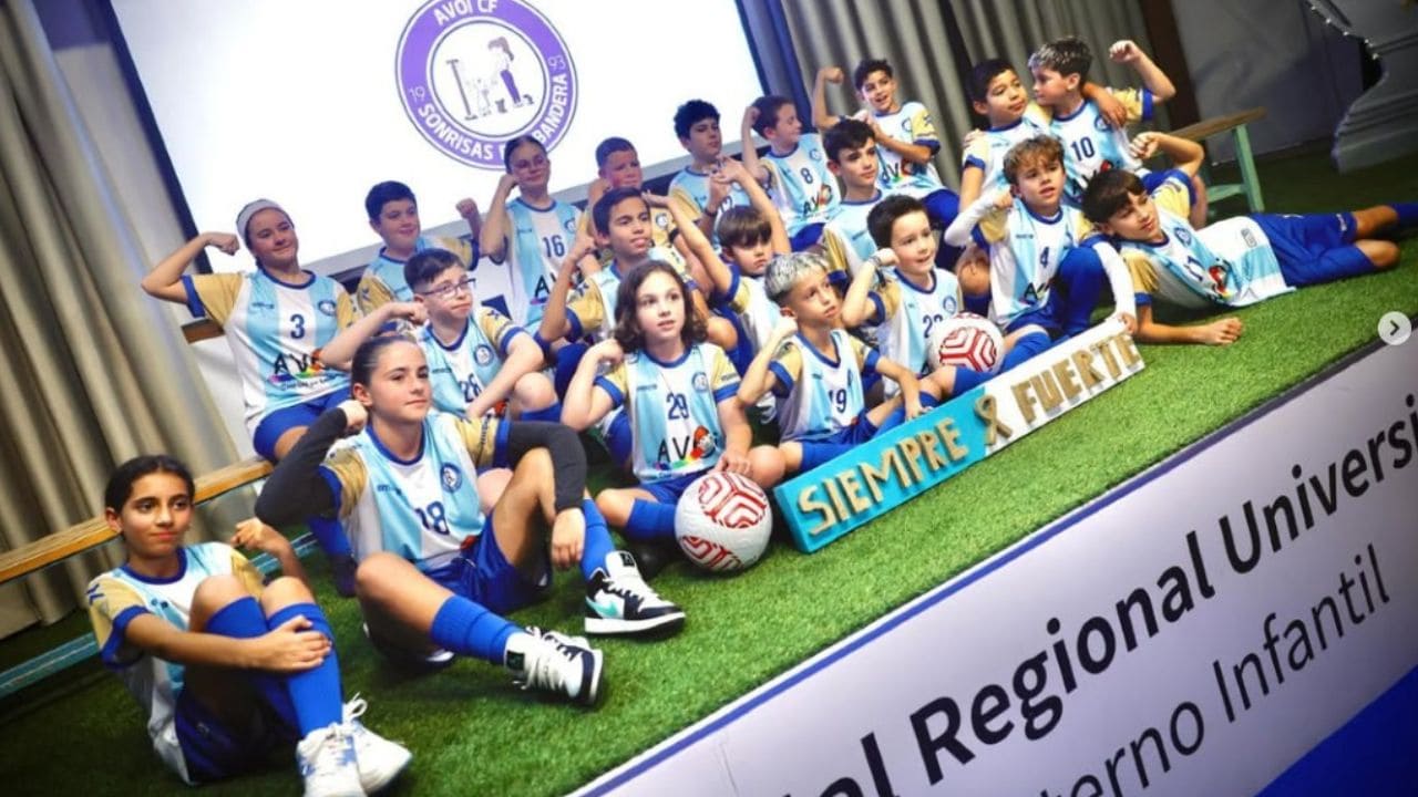 primer equipo de fútbol de España de niños oncohematológicos