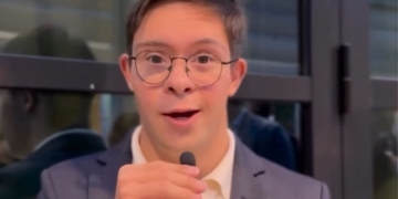 Guillermo Gracia, nadador con síndrome de Down