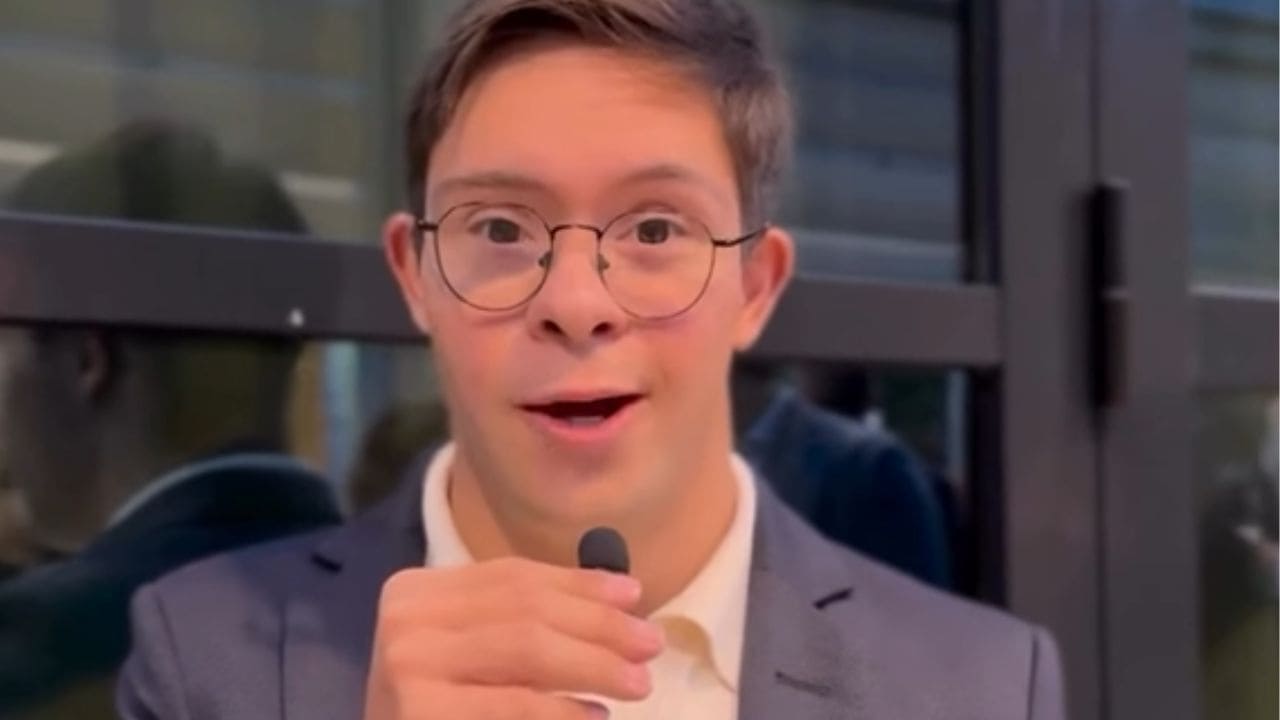 Guillermo Gracia, nadador con síndrome de Down