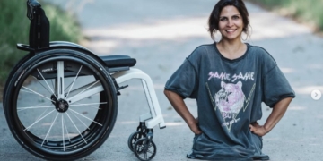 Hulya Marquardt, mujer con discapacidad que se ha convertido en un referente para miles de personas