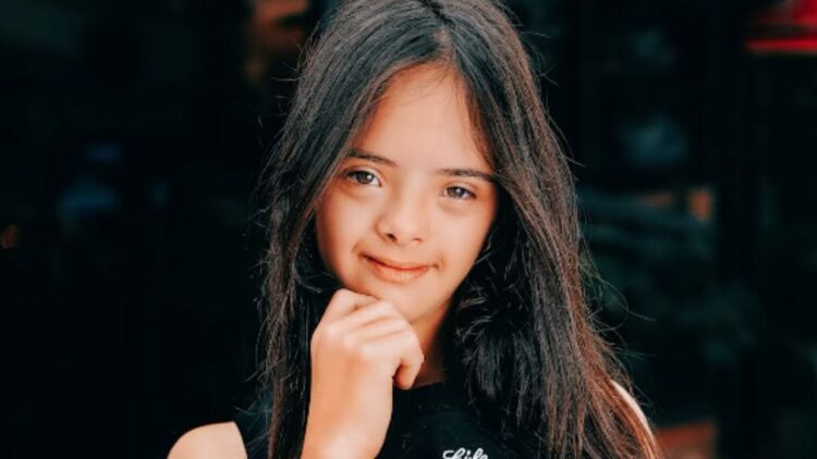 Luciana, chica con síndrome de Down