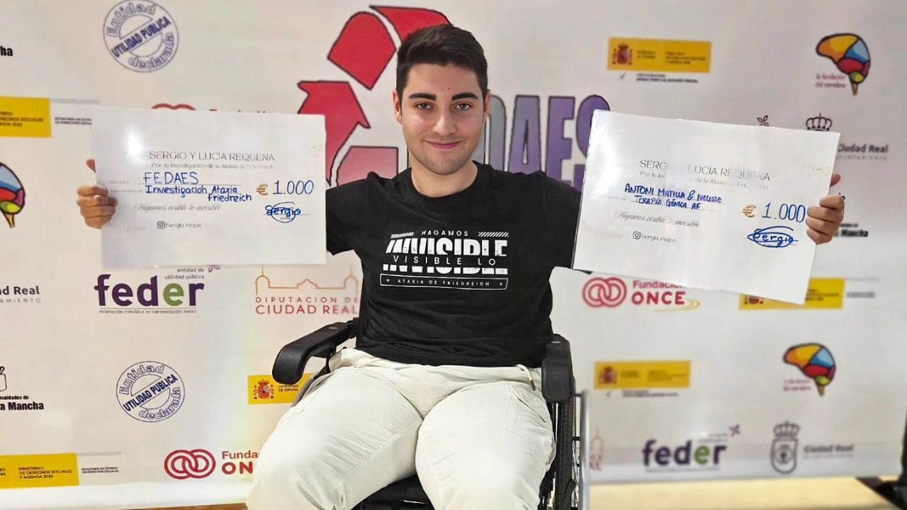 La denuncia de Sergio Requena, paciente de Ataxia de Friedreich: "No tenemos acceso al medicamento que ralentiza la enfermedad"