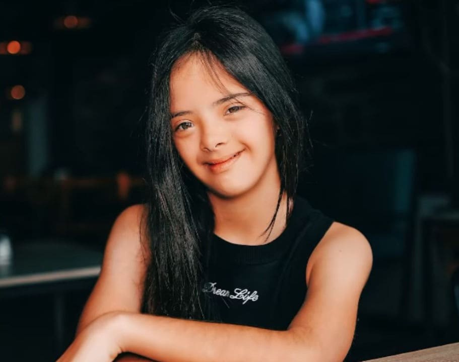 Luciana, chica con síndrome de Down