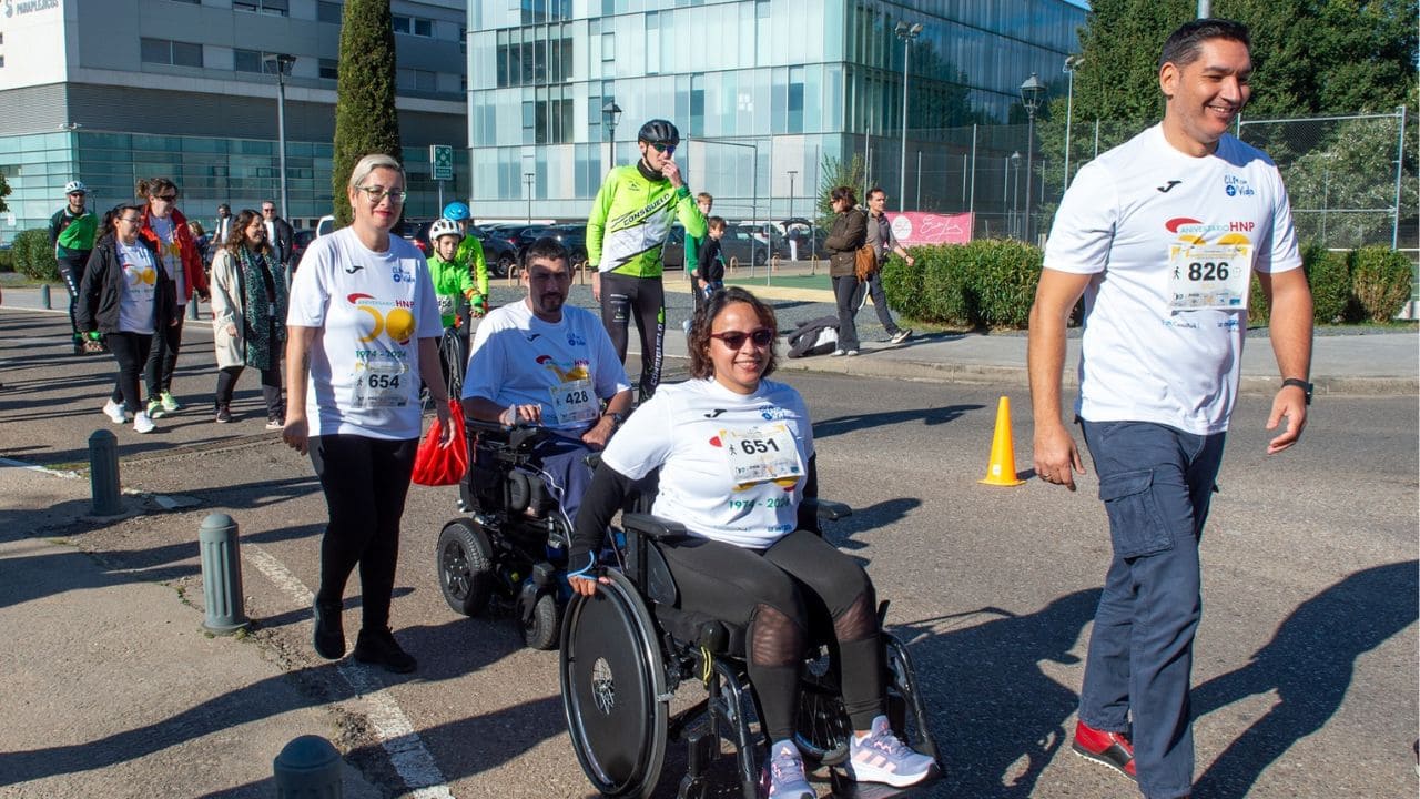 Marcha y Carrera solidaria HNP lesión medular