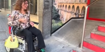 Montse Font pone el foco en las rampas no accesibles con pendientes pronunciadas