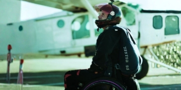 Raúl Rodríguez, paracaidista parapléjico en activo con más de 300 saltos