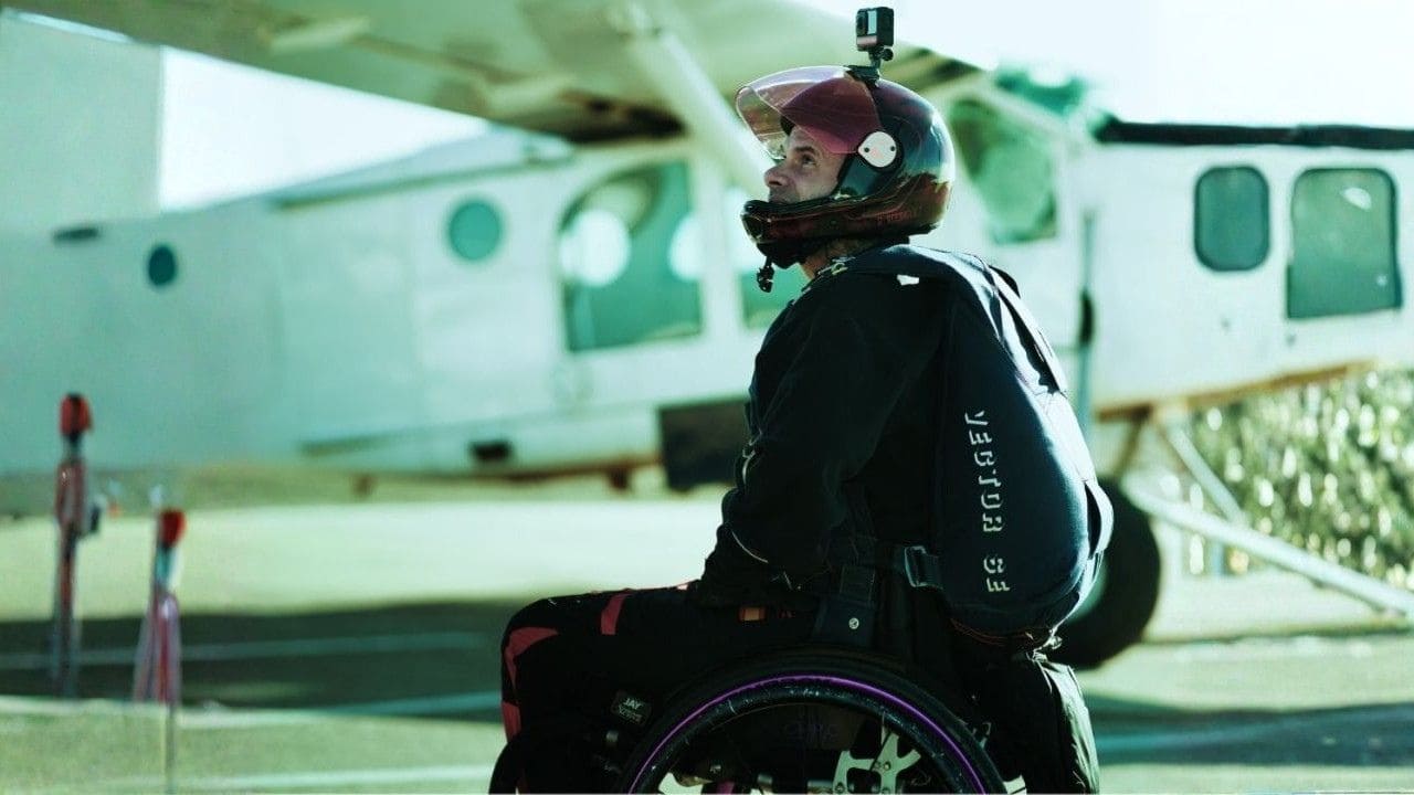 Raúl Rodríguez, paracaidista parapléjico en activo con más de 300 saltos