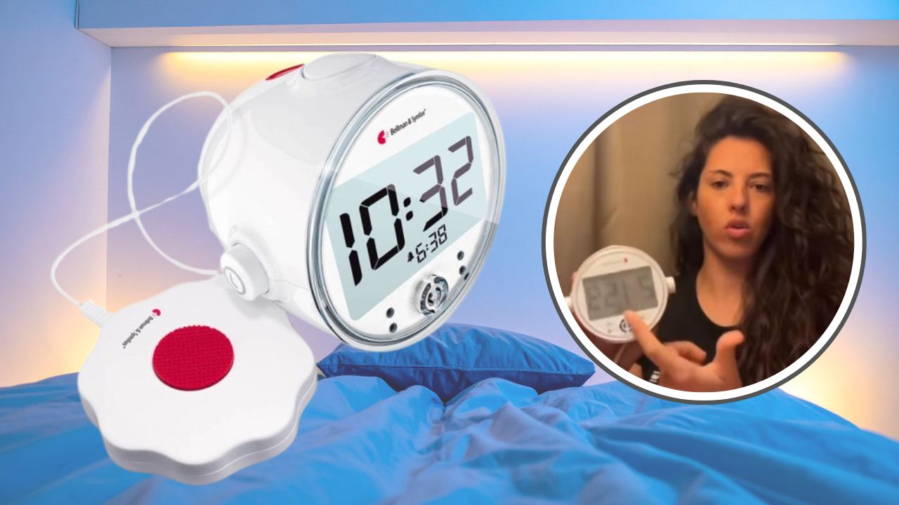 Despertador para personas sordas