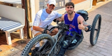 Rubén Nova con Carlos Alcaraz