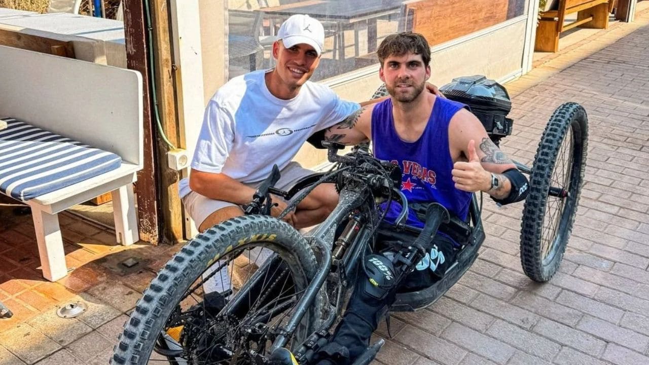 Rubén Nova con Carlos Alcaraz