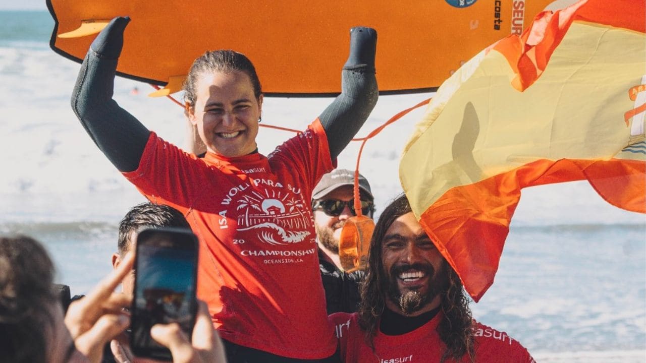 Sarah Almagro, Campeona del Mundo de surf adaptado