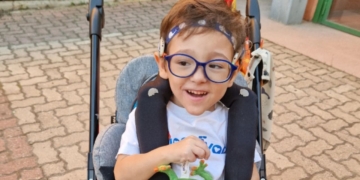 Súper Iván, niño con una discapacidad del 100%