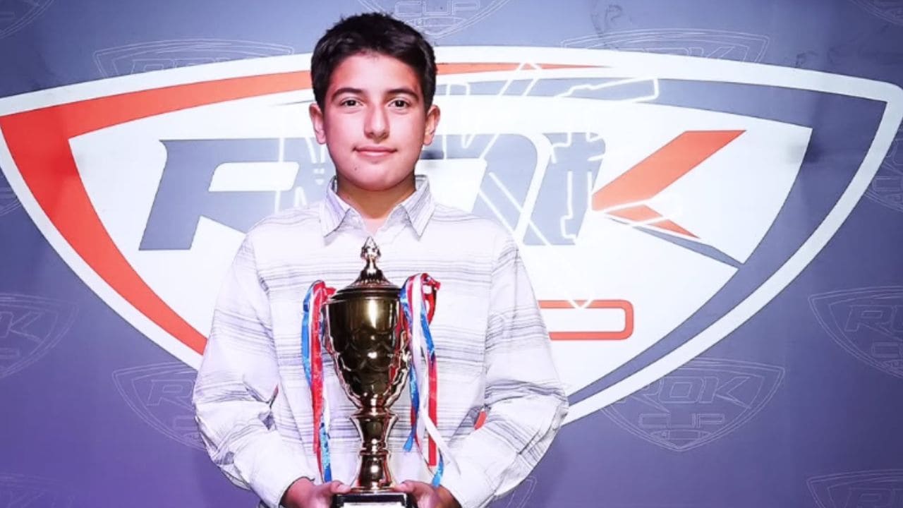 Vicente Rodríguez, piloto de karting que sigue un tratamiento hormonal