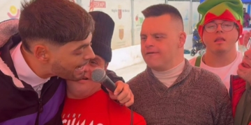 El emotivo momento de Salva Ortega cantando con personas con discapacidad: "Gracias por regalarme tanta luz"