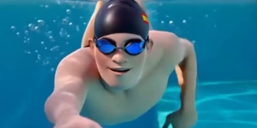 La historia de Guillermo Gracia, nadador con síndrome de Down, en IA