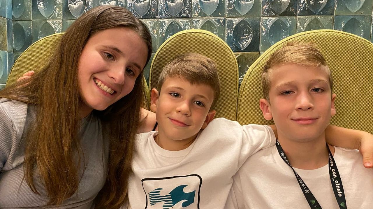 Carolina, Hugo y Daniel, hijos de Marian Vaya discapacidad accesibilidad