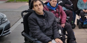 José María, hombre con parálisis cerebral