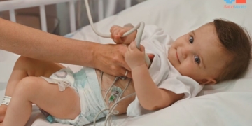 Mariami, primera bebé de España con un trasplante parcial de corazón