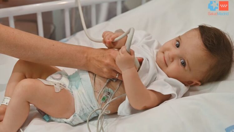 Mariami, primera bebé de España con un trasplante parcial de corazón