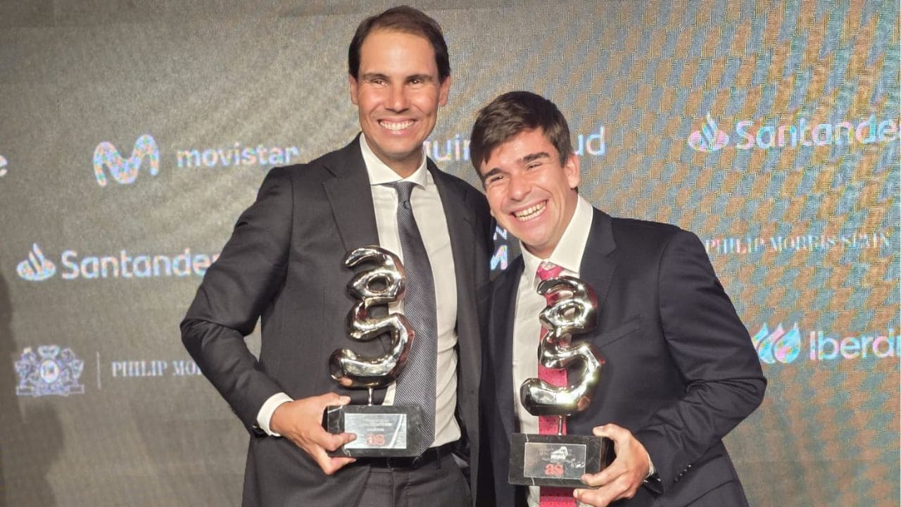 Martín de la Puente y Rafa Nadal en los Premios AS del Deporte