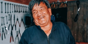 Jorge, mecánico ciego