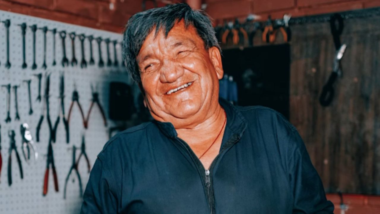 Jorge, mecánico ciego