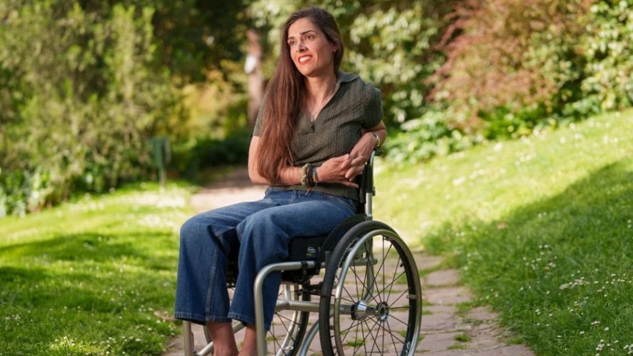 Miriam Martínez, atleta española con discapacidad