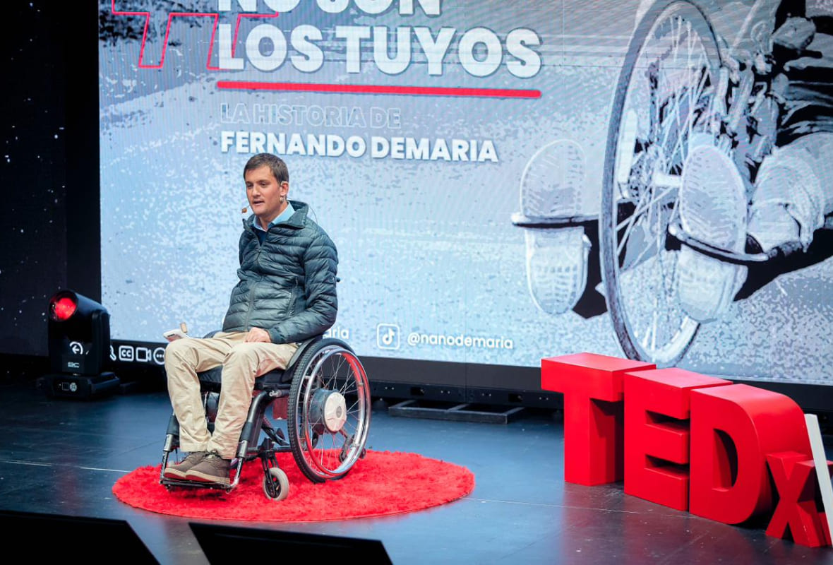 Fernando Demaria, speaker con tetraplejia: "No siempre elegimos lo que nos pasa, pero sí cómo lo enfrentamos"