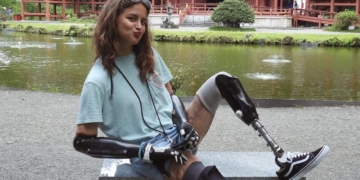 Sarah Almagro, deportista con discapacidad