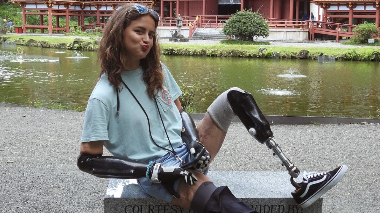 Sarah Almagro, deportista con discapacidad