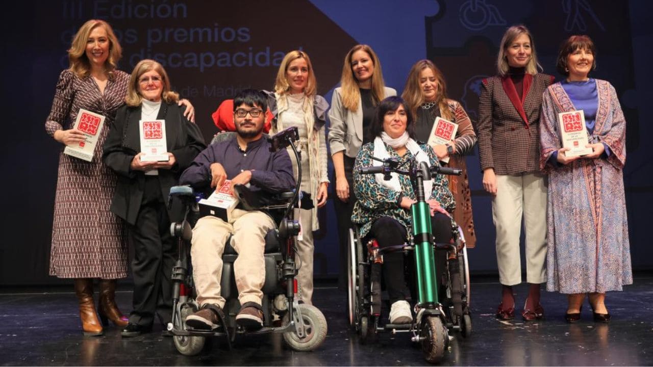 Sebas Carmona en la gala de los 'III Premios de la Discapacidad'