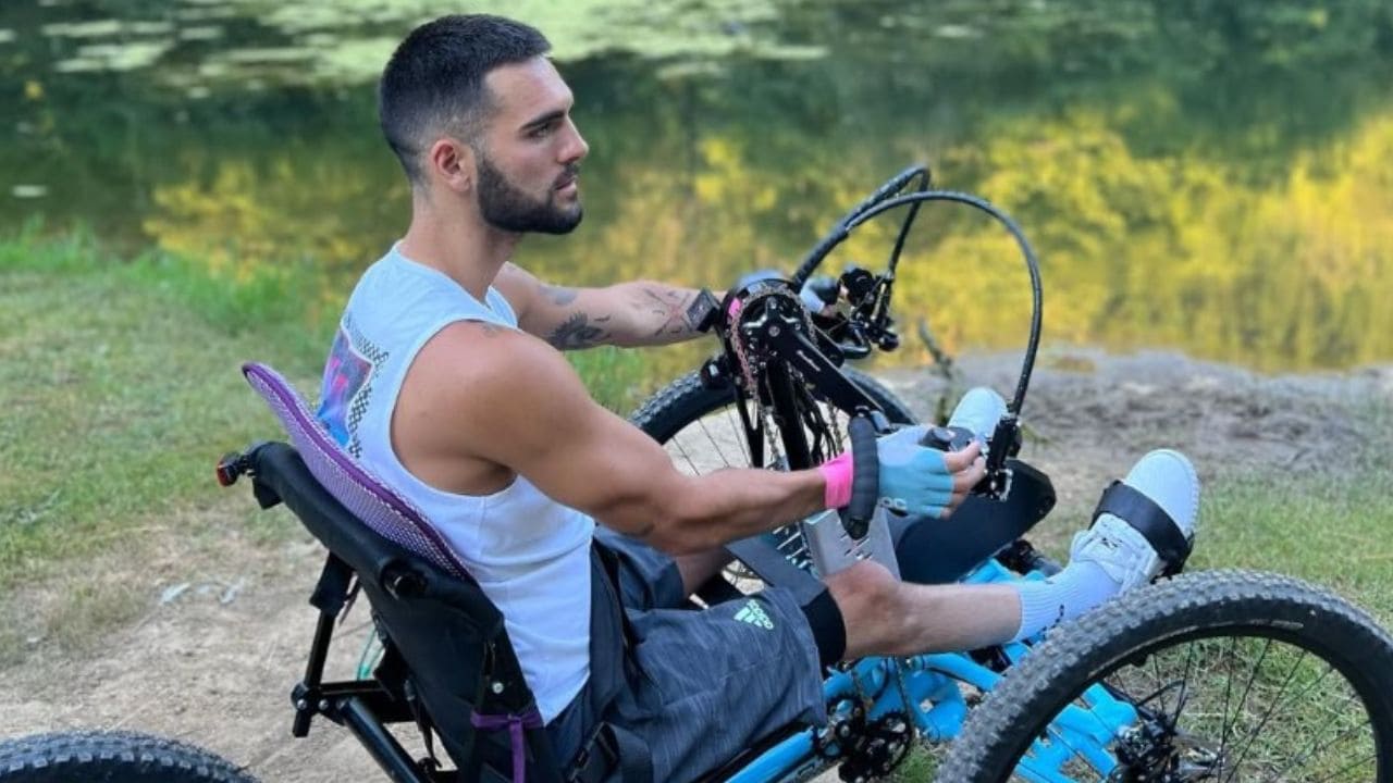 Ander Arteagabeitia, joven con lesión medular