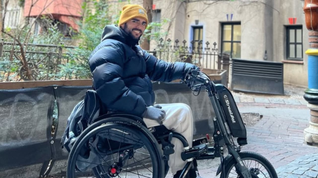 Ander Arteagabeitia, joven con lesión medular