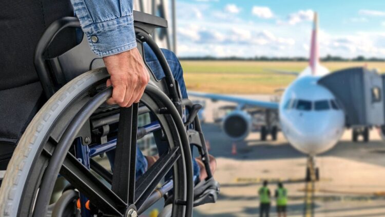 Aviones accesibles para personas que están en silla de ruedas